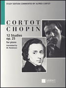 Etudes Op. 25 English Text piano sheet music cover